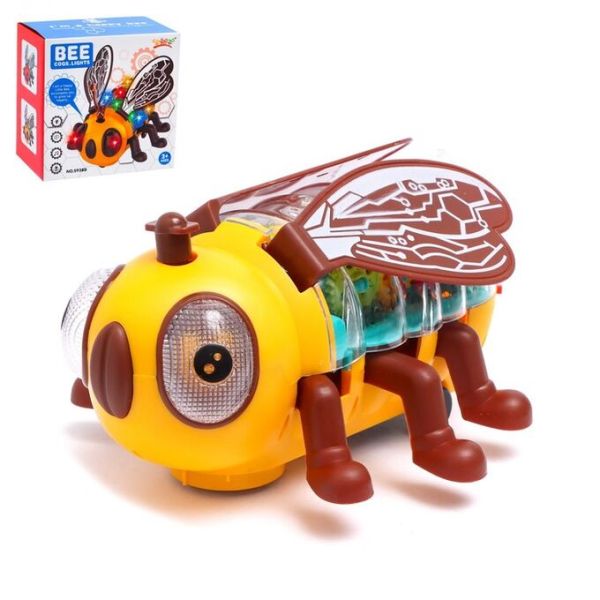 Toy, bee, luminous, sound effects, movable (in assortment)